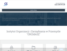 Tablet Screenshot of orgmasz.pl
